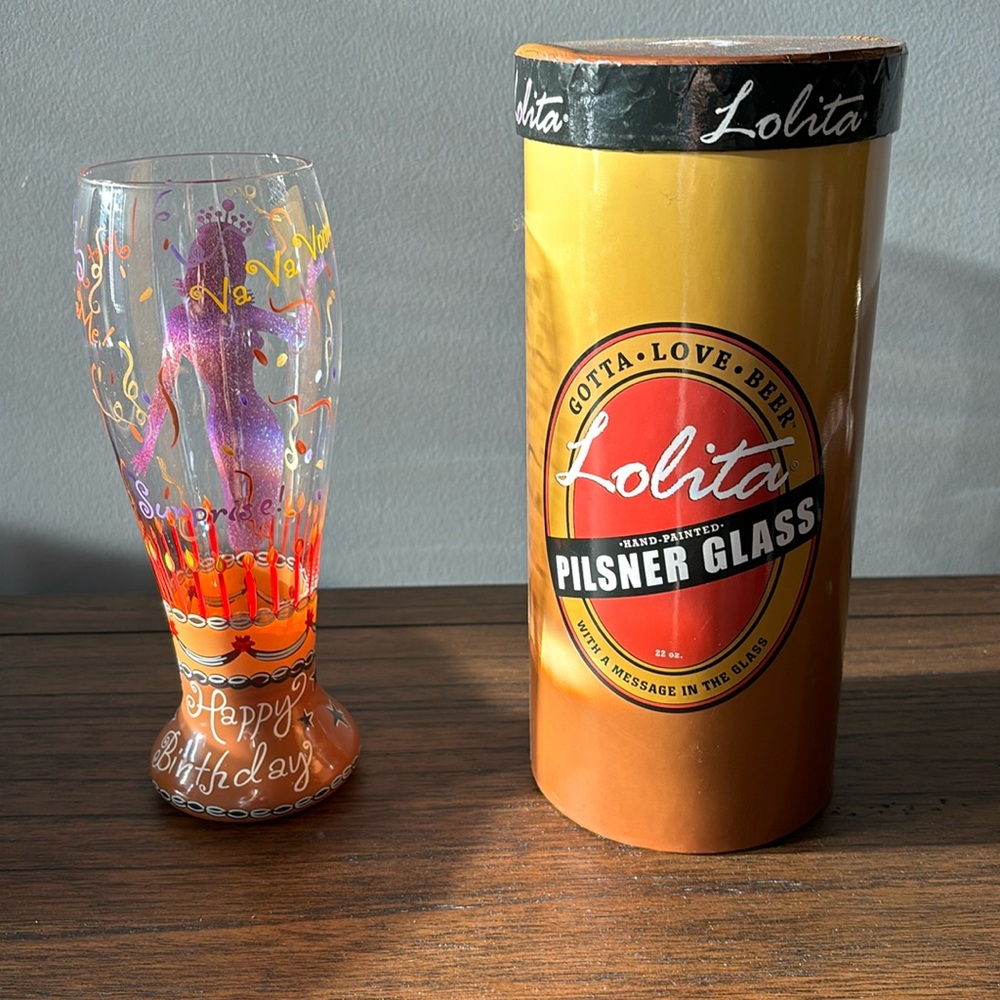 Girl’s Happy Birthday beer glass